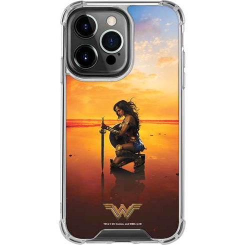 DC Comics Wonder Woman Character Movie Poster iPhone 14 Pro Clear Case